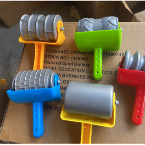 Durable Kids Sand Texture Rollers | BPA-Free Playdough & Sandbox Tools